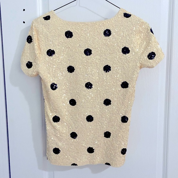 Sequin Polkdot Top - Picture 1 of 1